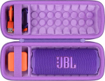 Khanka JBL Flip 7 / Flip 6 veekindel kaasaskantav Bluetooth k&otilde;lar k&otilde;lar k&otilde;vakott Travel Storage Bag Case ainult (lilla)