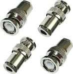 Aerzetix - 4 x &uuml;hendaja BNC pistik 50&Omega; kaablile RG58 .
