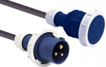 Electraline 46139 10m neopreenist pikenduskaabel H07RN-F 3G2.5mm mees/naine IP67 must