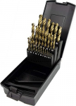 GREYWOLF 25 Piece Cobalt Drill Bit Set M35 Industrial Grade HSS Drill Bits (1mm - 13mm) 0.5mm Graduated for Stainless Steel, Cast Iron and Carbides with Indexed Storage Box