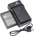 DSTE BLS-1 Li-ion asendusaku (2-pakk) + Micro USB laadija &Uuml;hildub Olympus PS-BLS1 PS-BLS5 BLS-50, E-P2, E-P3, E-PL1, E-PL3, E-PM1 mudelitega