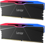 Lexar RGB DDR5 RAM 32GB komplekt (2x16GB) 6400MHz CL30, 288-pin UDIMM lauaarvuti m&auml;lu / arvuti m&auml;ngum&auml;lu, sisem&auml;lu Intel XMP 3.0/AMD EXPO/CL30-38-38-76/1.4V jaoks.