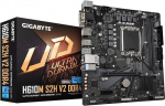 GIGABYTE H610M S2H V2 DDR4 emaplaat - toetab Intel Core protsessoreid 14. CPU-d, 6+1+1 h&uuml;briidfaasiga digitaalne VRM, kuni 3200MHz DDR4 (OC), 1xPCIe 3.0 M.2, GbE LAN, USB 3.2 Gen 1.