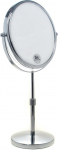 Tuka TKD3114-10x Seisev peegel, reguleeritava k&otilde;rgusega, 10x suurendusega, 8-tolline meigivaatepeegel, kroomitud raseerimispeegel, lauapeegel, vannitoa peegel, kahepoolne, normaalne + 10x zoom,