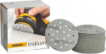 Mirka Iridium Premium liivapaber l&auml;bim&otilde;&otilde;t 77 mm 20H Velcro tera 180, 50 tk, v&auml;rvi, spaatlite, kruntide, puidu, terase, mineraalsete materjalide, plasti lihvimiseks.