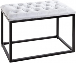 HAKU M&ouml;bel Joolus Hall Must Metall Tekstiil Kangas M&otilde;&otilde;tmed B 60 cm x K 45 cm x S 40 cm Stiil: T&ouml;&ouml;stuslik
