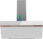 Cecotec Bolero Flux DT 907500 seinapliit Matt valge A+++. 90 cm, 717,2 m&sup3;/h, BLDC-mootor, puutepaneel, viipekontroll, topeltbooster, &otilde;hupuhastus, rakenduse juhtimine, LED, s&uuml;sinikufilter kaasa arvatud