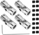 4 tk 8 mm kuni 8 mm metallist haakeseadise universaalne liigend Paindlik haakeseadis tarvikud mudelautode jaoks Laevad Robot