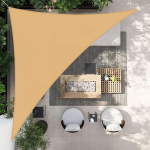 Heng Feng kolmnurkne markiis, 3 x 3 x 4,25 m, veekindel, PES pol&uuml;estrist p&auml;ikesekaitse, tuulekaitse, vetth&uuml;lgav UV kaitse r&otilde;dule, aeda, terrassile, liivale.