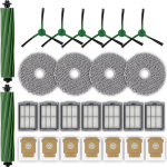 (26tk) Plus 505 Combo varuosad iRobot Plus 505 Combo Robot/Plus 405 Combo Robot tolmuimejale: 2 harjarulli, 7 tolmukotti, 4 mopipatja, 6 k&uuml;lgharja, 7 HEPA-filtrit.