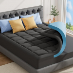 ABENE madratsi pealisplaat 90 x 200 cm, H3 Gel Memory Foam Topper koos pestava bambuskiudkattega, 7 cm k&otilde;rgune madratsi pealisplaat Box Spring voodile, Comfort Foam, hingav, r&otilde;hujaotus (90 cm x