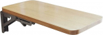 Seinale paigaldatav kokkupandav laud k&ouml;&ouml;ki, s&ouml;&ouml;gituppa, kodukontorisse, laud koos kokkuklapitava puidust raamaturiiuliga, v&auml;ike kuni suur (60 &times; 20 cm/23 &times; 8 tolli)