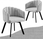 P&ouml;&ouml;rlevad s&ouml;&ouml;gitooli toolid, 2 tk, hingavad polsterdatud toolid, s&ouml;&ouml;gilaua toolid, s&ouml;&ouml;gituba k&auml;etugede ja seljatoega, 150 kg, metallist k&ouml;&ouml;gitoolid, must ja hall