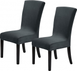 Howhic sametist toolikatted s&ouml;&ouml;gitoa jaoks 2 komplekti, venivad s&ouml;&ouml;gitooli katted, pestavad k&ouml;&ouml;gitoolid, elegantne kaunistus koju ja bankettidele (Hall, 2 pakki)