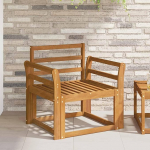 Moderne Outdoor Sofagarnitur aus langlebiger Akazie als Gartenm&ouml;bel Set Akazienholz f&uuml;r eine Moderne Garten Sofagarnitur aus Massivholz Akazie