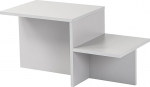 Moodne rustikaalne kohvilaud, hall, 80 x 40 x 40 | Valmistatud 100% melamiiniga kaetud puitlaastplaadist, paksus: 18 mm | Sobib ideaalselt moodsasse kodukontorisse ja &otilde;pperuumidesse, elegantne ja funktsionaalne disain.