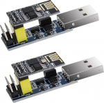 Lord of the Tools 2 tk modulaarne kaart ESP8266 ESP-01 ESP01S WiFi saatja vastuv&otilde;tja traadita seeria adapteri komplekt muunduri kiip USB CH340C