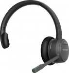 GEQUDIO GC-1 DECT & Bluetooth k&otilde;rvaklapid AVM FritzBoxi jaoks - juhtmevaba k&otilde;nejuhtimine FritzFoniga - monok&otilde;rvaklapid arvutile ja nutitelefonile - HD audio, must/hall