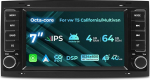 8-tuumaline autoraadio VW T5 California/Multivan 2003-2012, 7-tolline raadio stereoseade 4G + 64G Peaseadme juhtmevaba Carplay/Android auto Bluetooth WiFi 4G GPS navigatsioon DSP FM AM RDS SWCga