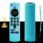 Silikoonist kaugjuhtimispuldi katte asendamine Smart HD Streaming 3. p&otilde;lvkonna 4K kaugjuhtimispuldi mittelibisev pestav kaitse&uuml;mbris koos paelaga