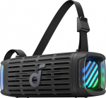 soundcore Boom 3i by Anker Robustne v&auml;lisk&otilde;lar, Bluetooth-k&otilde;lar, veekindel IP68, 50W BassUp 2.0 heli, BT 5.3, 16h, valgusshow + TWS Stereo, kajakis&otilde;it, kalap&uuml;&uuml;k, telkimine (&ouml;&ouml;sel must)