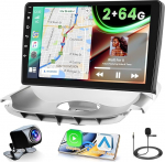 2+64G Android autoradio Peugeot 206 2004-2008/Citroen C2 2006-2013 juhtmevaba Carpaly & Android Car, 9-tolline IPS puuteekraaniga raadio Bluetooth/GPS/Reversioonikaamera/FM/WiFi/SWC/26UIga