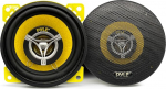 Pyle Car Speaker sisseehitatud k&otilde;lar 240 W - autok&otilde;lar - autok&otilde;lar 165 mm suur vastavalt OEM standardile, k&otilde;larikarp 2-Way Sound System Complete Set Car, kollane autokarp magnetilise struktuuriga