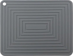 Premium-Tischset aus Silikon, hitzebest&auml;ndig, Tischset, Tassenunterlage, Tellerunterlage, rutschfestes Design, Tischsets und Untersetzer for Schutz des Esstisches for den Heimgebrauch(A-Gray)