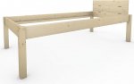 TUGA - Holztech Loodustoode T&auml;ispuidust p&auml;evavoodi T&auml;ispuidust voodi FSC 300 kg 120 x 200 cm K&otilde;rgus 38 cm