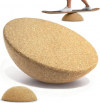 Kork poolkera, Balance Board poolkera, l&auml;bim&otilde;&otilde;t 30 cm, l&auml;bim&otilde;&otilde;t 25 cm, l&auml;bim&otilde;&otilde;t 15 cm, k&otilde;rgus 10/10/7 cm, valmistatud looduslikust korgist, puhas surfitunne ja kogu keha treening, jooga, fitness ja laudade jaoks