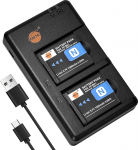 DSTE 2PCS Sony NP-BN1(1500mAh/3.7V) akulaadija komplekt Sony Cyber-shot,DSC-QX10,DSC-QX100,DSC-T99,DSC-T110,DSC-TF1,DSC-TX5,DSC-TX7,DSC-TX9,DSC-TX10,DSC-TX20,DSC-TX30 kaamerale.