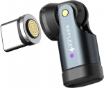 Reflekskaamera 540&deg; p&ouml;&ouml;rlev magnetiline adapter, 240W kiirlaadimine 5A andmeedastus Smart Chip LED-indikaator Alumiiniumsulamist USB C USB-C porti (1 pakk)
