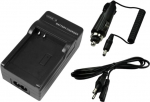 Akulaadija koos autoadapteriga Sony NP-BN1 NPBN1 NP-BN-1 Cybershot DSC W310 W320 W350 W380 W510 W520 W530 W560 W570 WX5 WX7 WX10 WX30 TX5 TX7 TX9 TX9 TX0 TX100 TX100V TX55 T99 T110 J10 W-310 jaoks