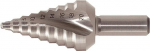KS Tools 330.2373 HSS stepped hole cutter, short,&Oslash; 4-30mm, 14 steps