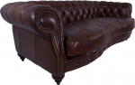 Castlefield 3-kohaline Chesterfield stiilis Vintage sigarist ehtne nahast diivan diivan