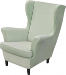 Wing Chair Cover, 2-osaline komplekt, Stretch Wing Chair Cushion, diivanite kaitsekatted, sametist tugitooli visked, Wings Back Arm Chair Covers, m&ouml;&ouml;bli kaitse elutuppa, magamistuppa, hotelli jaoks.
