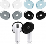 K&otilde;rvaklapid AirPods 4 4 paari Libisemiskindlad k&otilde;rvaklapid Libisemiskindlad pehme silikoonist kriimustusvastased spordisaali ja jooksmise jaoks, mis &uuml;hilduvad AirPods 4. p&otilde;lvkonnaga (4 v&auml;rvi)
