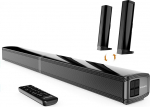 OAKCASTLE SB80 Soundbar f&uuml;r TV Ger&auml;te | 2.2 120W Lautsprecher f&uuml;r Fernseher | 2-in-1-Abnehmbare Split-Soundbar | Heimkino Soundsystem Bluetooth | Wandmontagef&auml;hig HDMI ARC Sound Bar f&uuml;r Home Theater