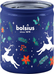 Bolsius klaask&uuml;&uuml;nal tr&uuml;kiga - 82 x 68 mm - j&otilde;ulud - ilma palmi&otilde;liniitrita