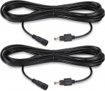 2 Pack 5 m pikenduskaabel, pikenduskaabel, IP65 veekindel, 16,4 ft ainult p&auml;ikese aialampidele 2-in-1