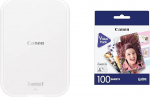Canon Zoemini 2 Mini fotoprinter mobiilne kaasaskantav reisitasku ja ZP-2030 originaal tsinkfoto paber 100 lehte Zoemini kiirfotokaamerale