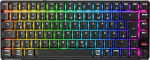 K33 Compact Wireless, traadita m&auml;lumehaaniline m&auml;nguklaviatuur, 75% formaat, mitme seadme klaviatuur, RGB valgustus, IP54 tolmu- ja pritsmekindlus, saksa paigutus (QWERTZ), must