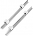 Professionelle SBR12/16/20mm Linearf&uuml;hrungsschiene 2 ST&Uuml;CKE SBR16/12/20 Length 200 300 500 1500mm Linearschiene mit SBR12UU Lagerblock for CNC 3D-Teile(2 Rails 4 Sbr16uu,400mm)
