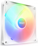 NZXT F140 RGB Core - 140mm Nabale paigaldatav RGB ventilaator - 8 individuaalselt juhitavat LED-i - Pooll&auml;bipaistvad ventilaatorilabad - h&uuml;drod&uuml;naamiline laager - PWM-juhtimine - CAM tarkvara - valge
