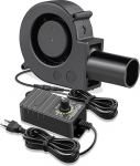 GDSTIME radiaalventilaator 230 V 97 mm x 33 mm tsentrifugaalventilaator Dual Ball Bearing Blower Fan 220 V 4 V-12 V reguleeritava kiiruse reguleerimine BBQ puhutavale kaminale jahutus ventilatsioonile
