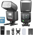 GODOX V480S TTL kaamera v&auml;lklambi kiirvalgusti Sony jaoks, V480 S GN50 HSS 1/8000s puutetundlik v&auml;lklambi kiirvalgusti, 2.4G juhtmevaba, 1.7s ringlusaeg, 650 t&auml;isv&otilde;imsuselist v&auml;lku, 7.2 V 2200 mAh Li-ion aku