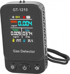 5-in-1-Luftqualit&auml;tstester, Multifunktionaler CO2-TVOC-HCHO-Detektor mit Farbigem LED-Bildschirm, Echtzeit-Temperatuuri ja &otilde;hut&otilde;hususeanzeige, Ideal f&uuml;r die &Uuml;berwachung der
