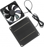 P&auml;ikeseventilaator, 20 W veekindel, p&auml;ikeseventilaator koos paneeliga, kaasaskantav ventilaator koertele, garaažile, vaatetorule, p&ouml;&ouml;ningule, maja, katusele