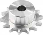 Kettenrolle Ritzel, Kettenrad， 1 st&uuml;ck 04C Kettenrad 10-25 Z&auml;hne 304 Edelstahl Bohrung 6mm 8mm(14 hammaste (Bore 6mm))