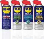 WD-40 Specialist Pro Set Multifunctional Product + Contact Spray + White Lithium Spray Grease + Silicone Spray (400 ml)